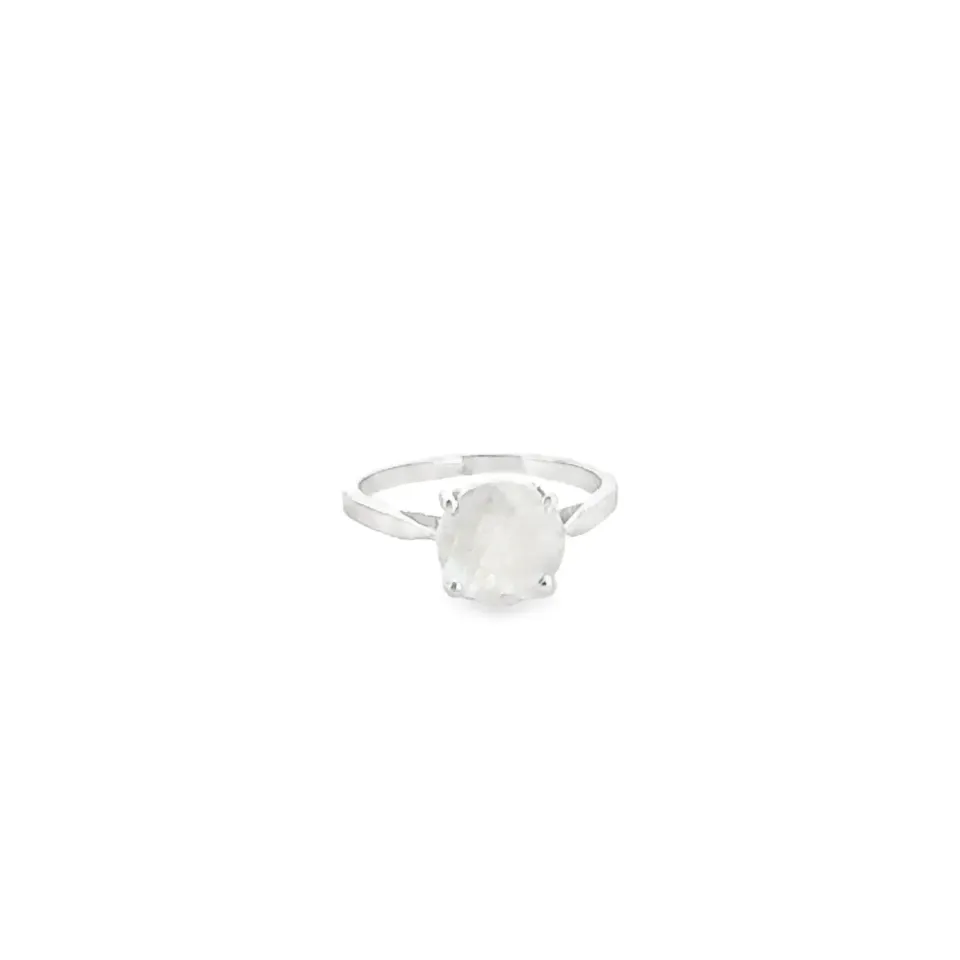 Victoria Jane Moonstone anello argento ovale blu