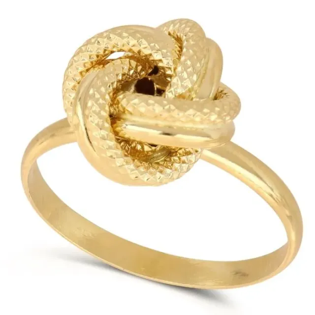 Gioielli Celiento anello nodo oro giallo 18kt