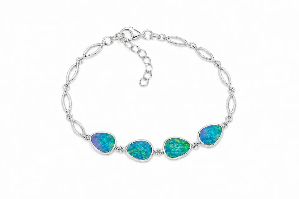 Victoria Jane Mother Earth 4 Opal bracciale argento opale