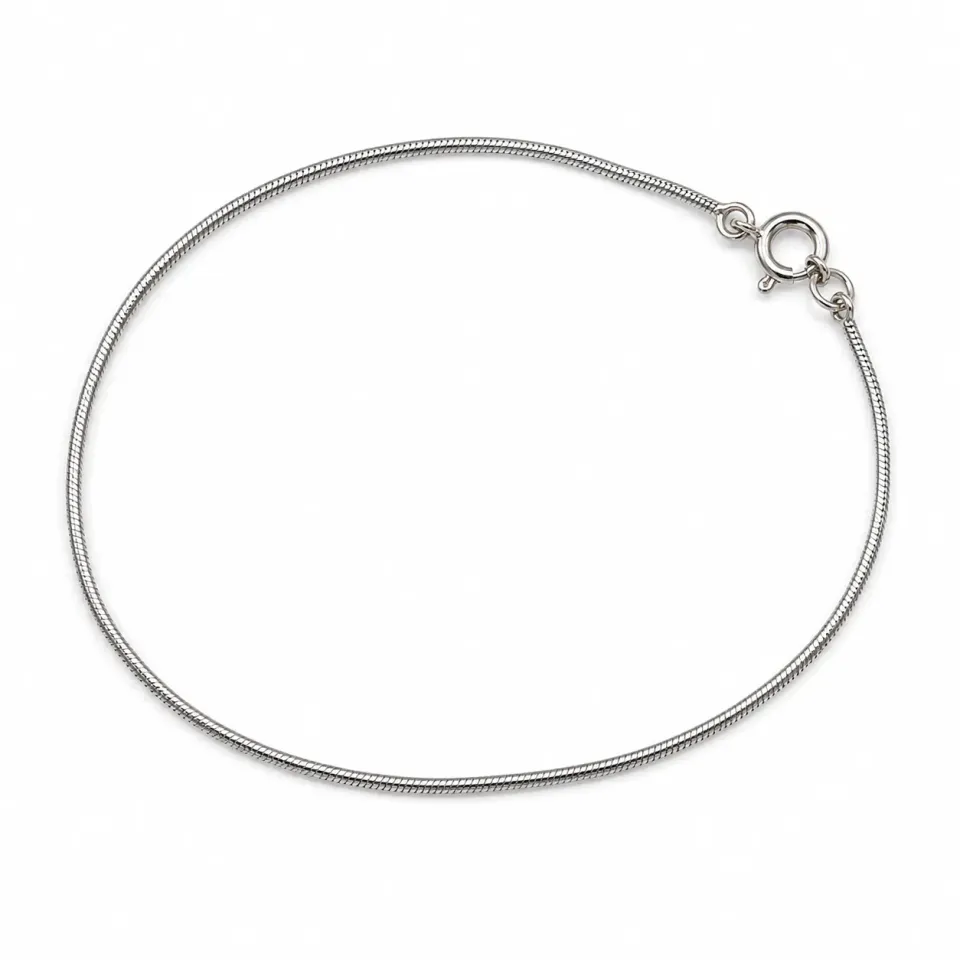 Victoria Jane Snake Chain Bracciale Argento 925 Lucido