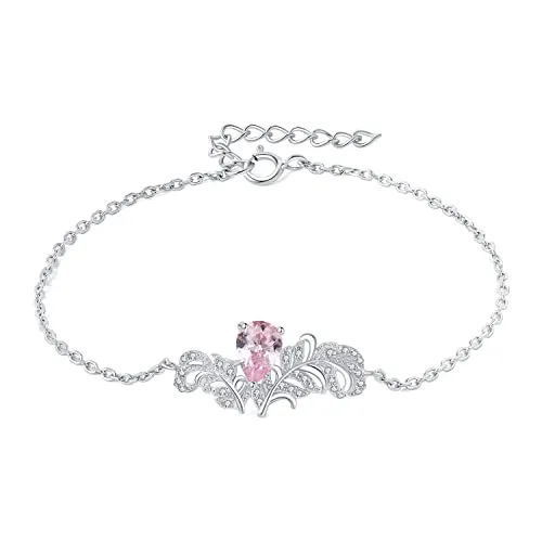 JewelryPalace Ali Angelo 0.3ct bracciale argento morganite