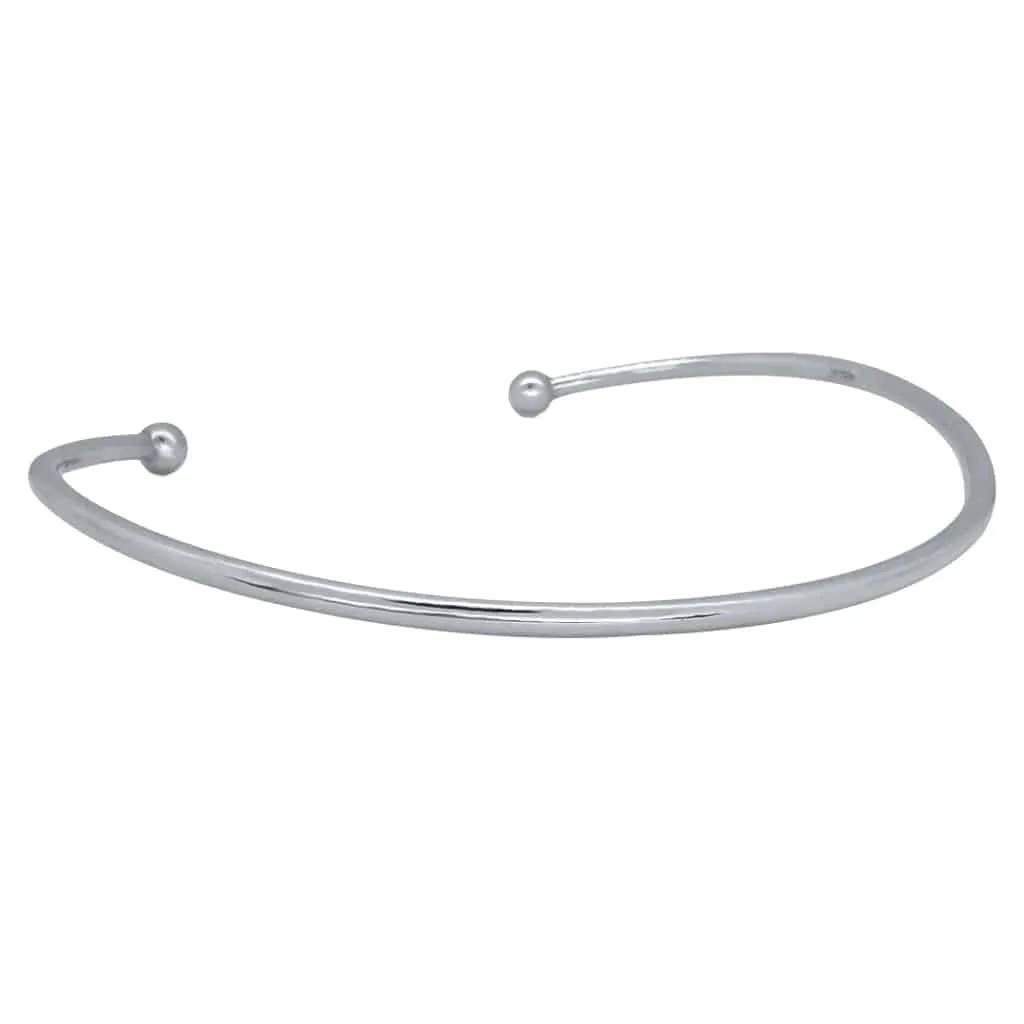 Victoria Jane Mya Torc collana collar argento 4 mm
