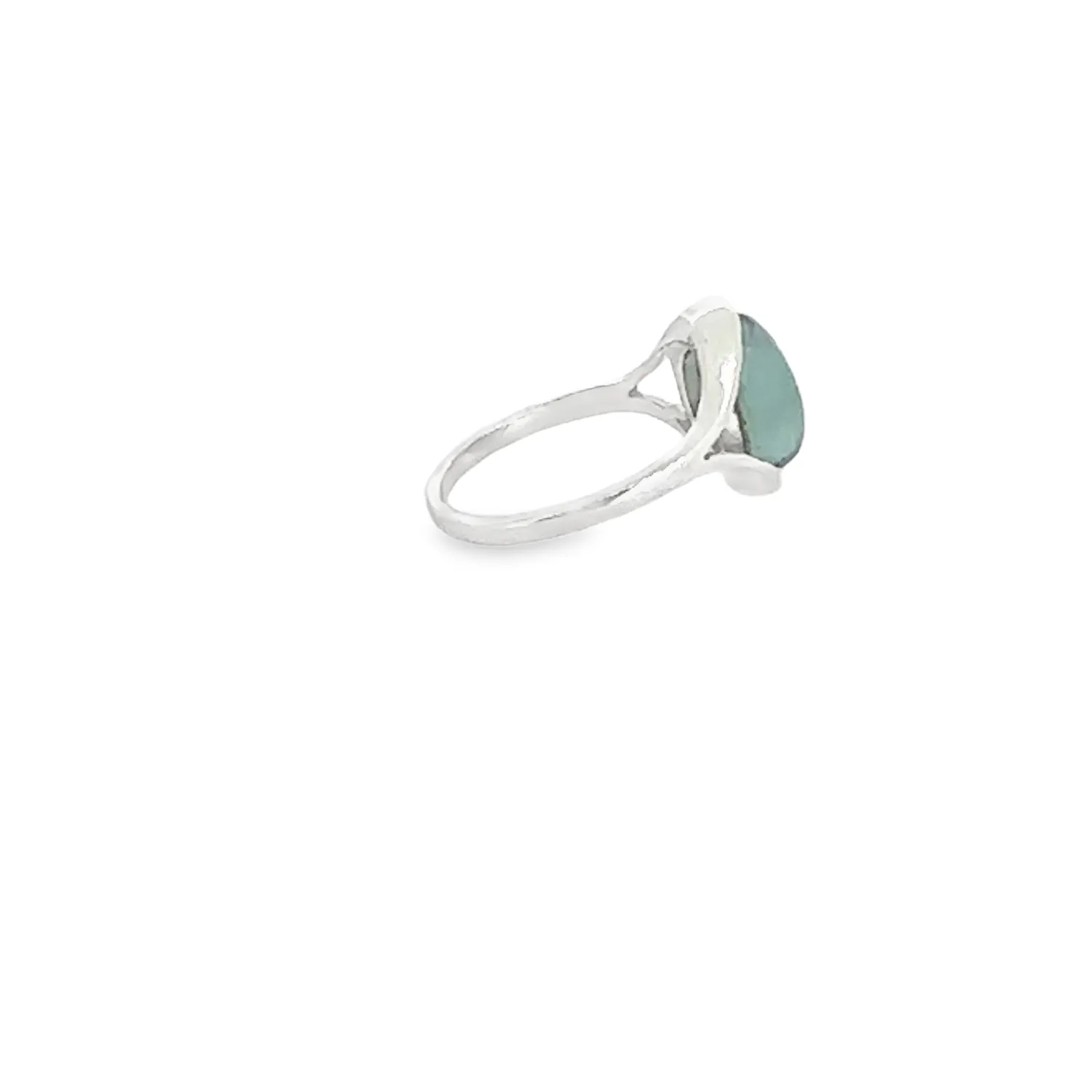 Victoria Jane Fluorite anello argento pietra azzurra