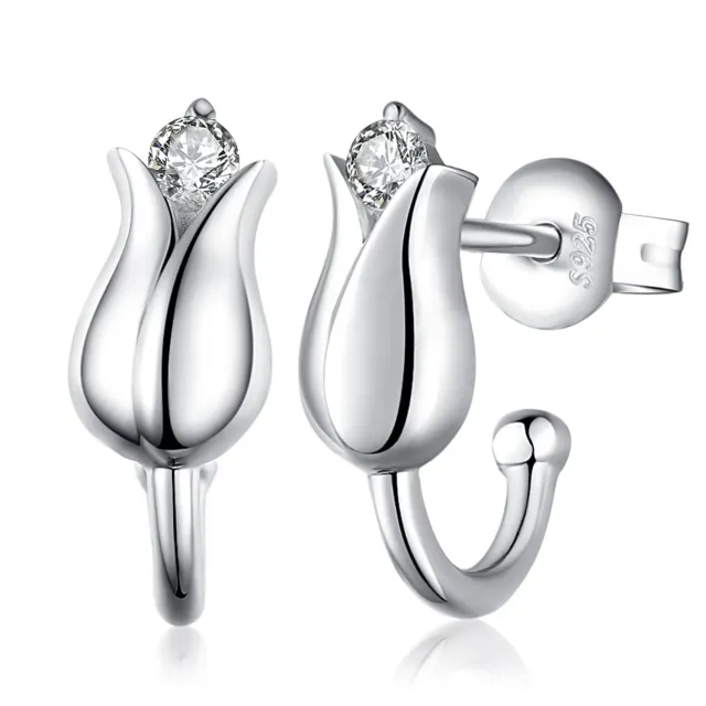 JewelryPalace Felicità Orecchini Argento 925 Mughetto Fiore