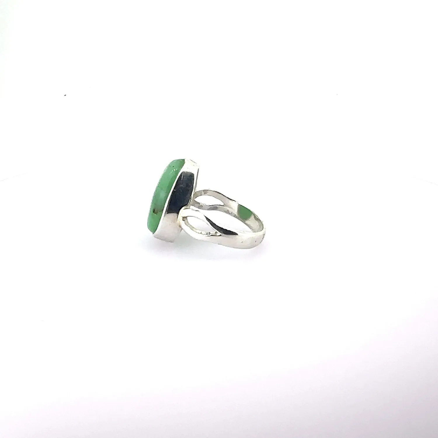 Victoria Jane anello crisoprasio goccia argento sterling