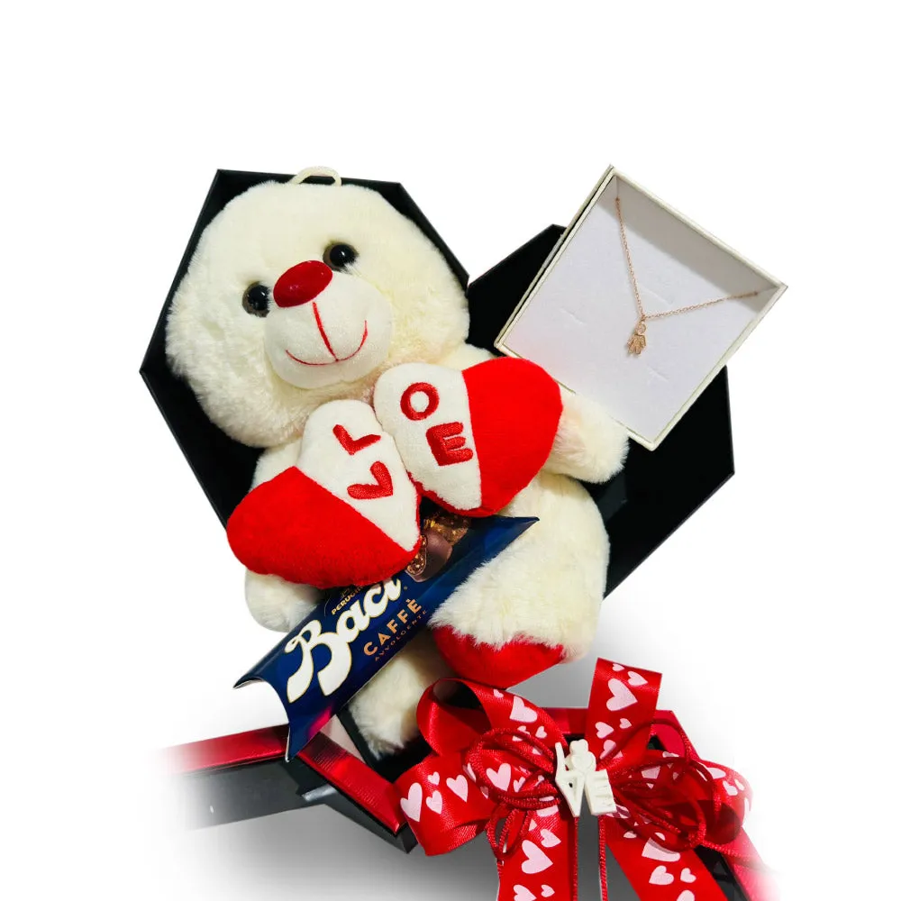 Gioielli Celiento Cuore confezione regalo orsetto peluches