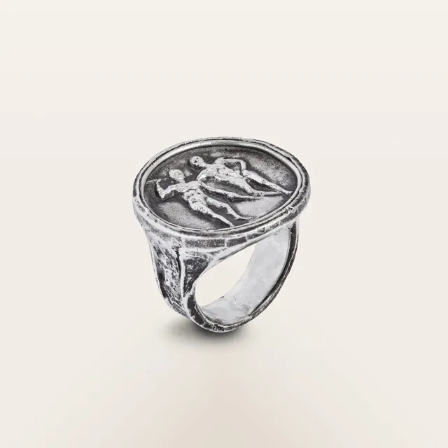 Alfredo Correnti Nesso Dioscuri anello in argento