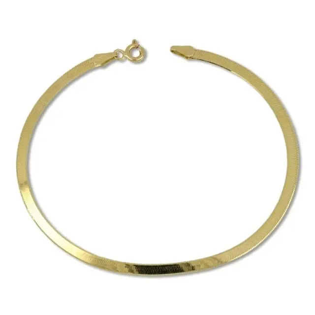 Gioielli Celiento Bracciale Maglia Piattina Oro Giallo 18kt