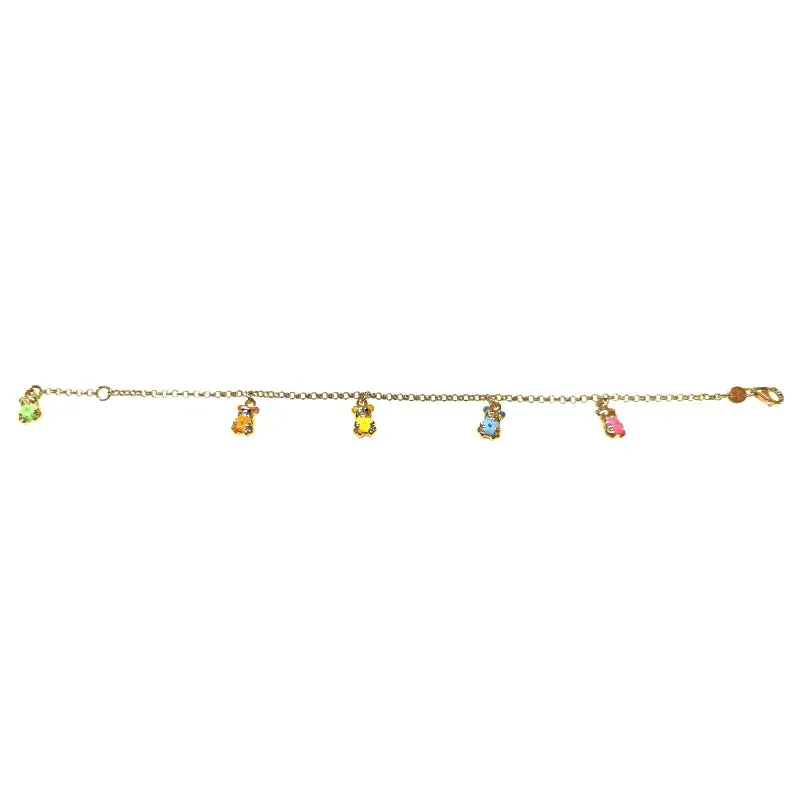 Gioielli Celiento bracciale bambino oro giallo orsacchiotti