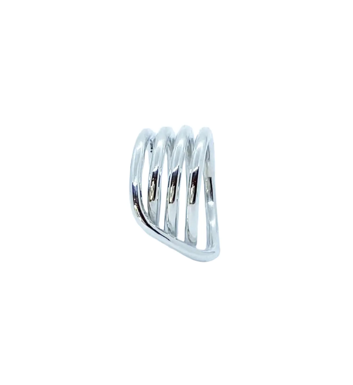 Victoria Jane Medusa Coil anello argento spirale K-W