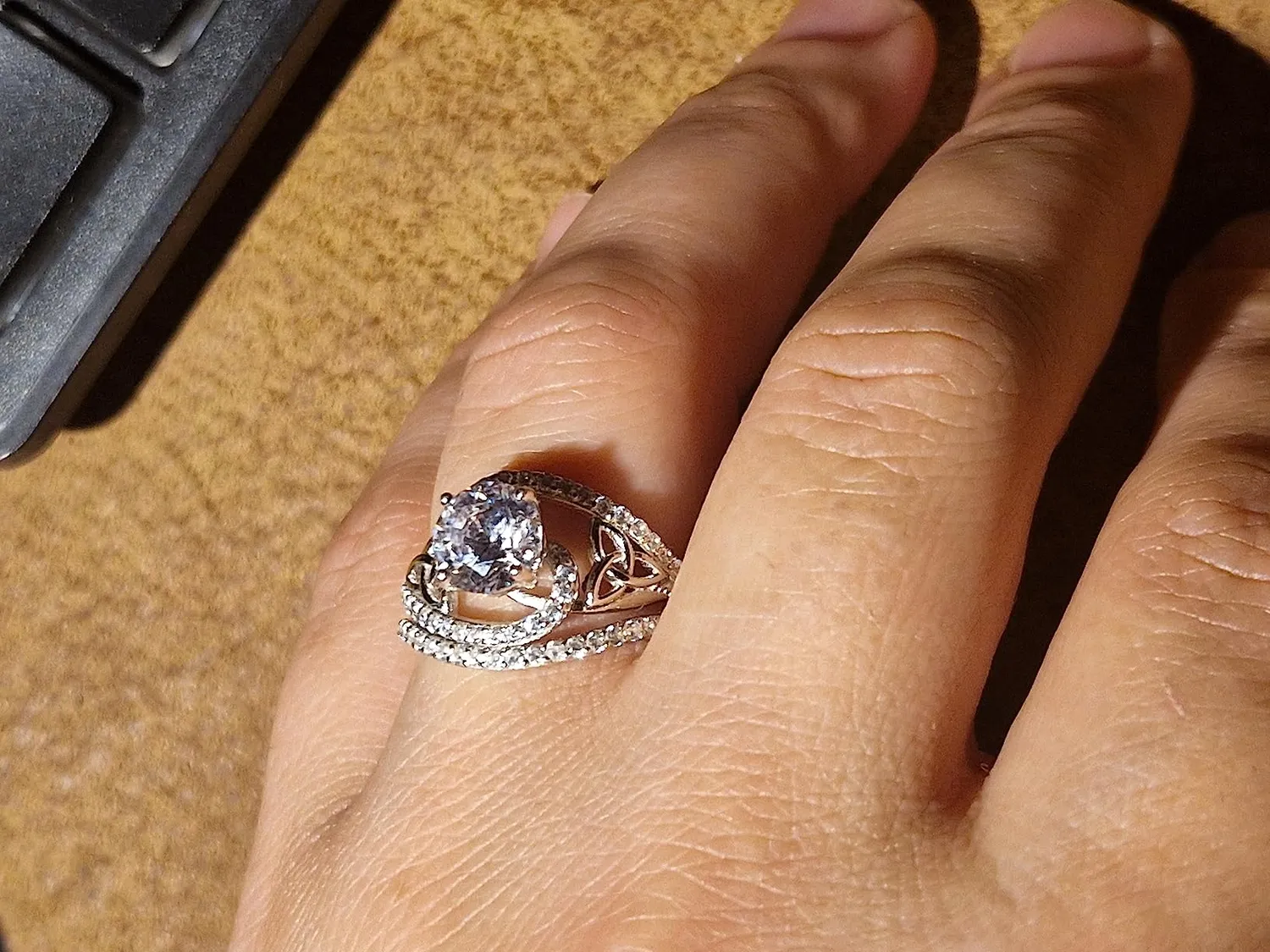 JewelryPalace Vintage Halo Farfalla anello argento 925