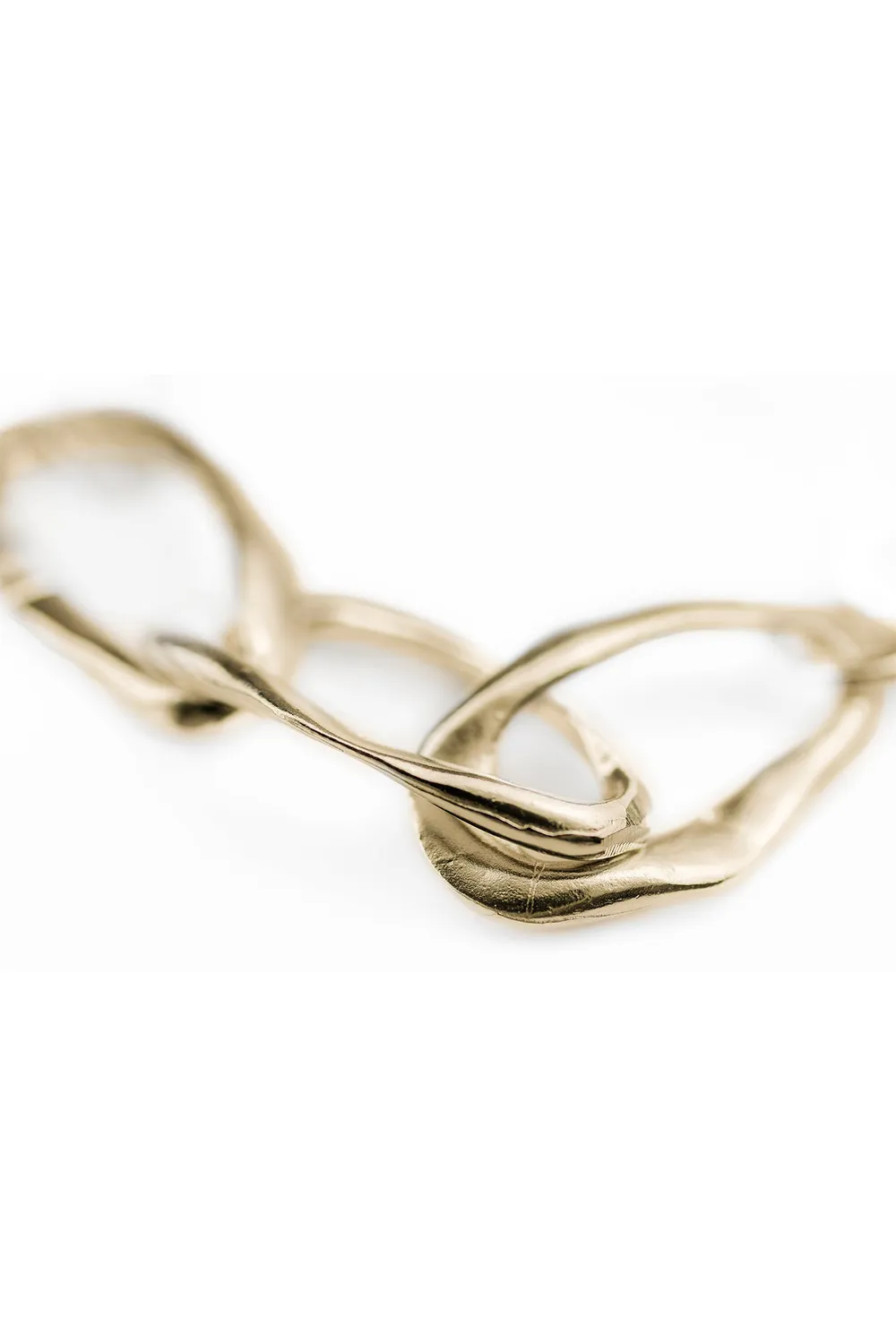 Flor Rubaja Wave Water bracciale placcato oro 25 cm