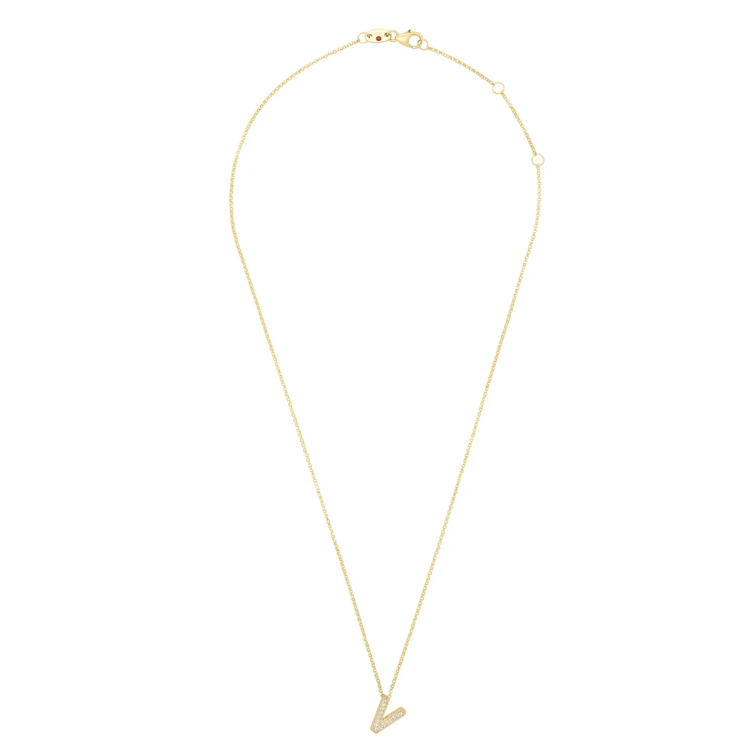 Roberto Coin Tiny Treasure collana diamanti oro giallo 18 carati