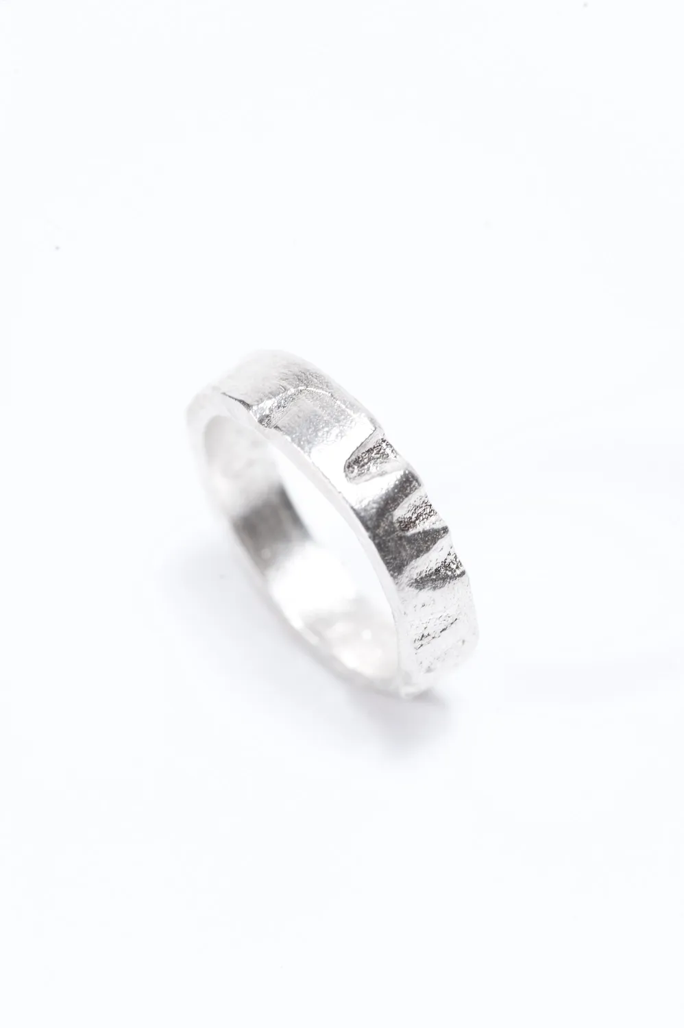 Flor Rubaja Rings Anello centrale dentellato argento 925