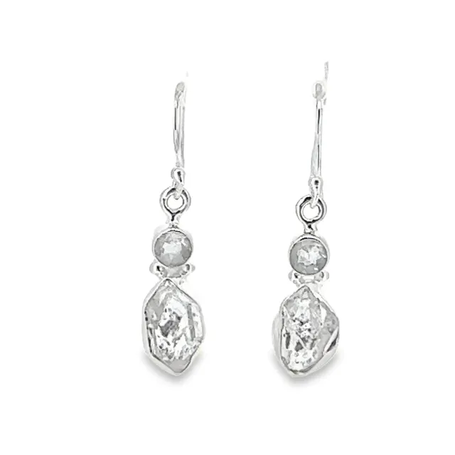 Victoria Jane Herkimer Diamond orecchini pendenti argento