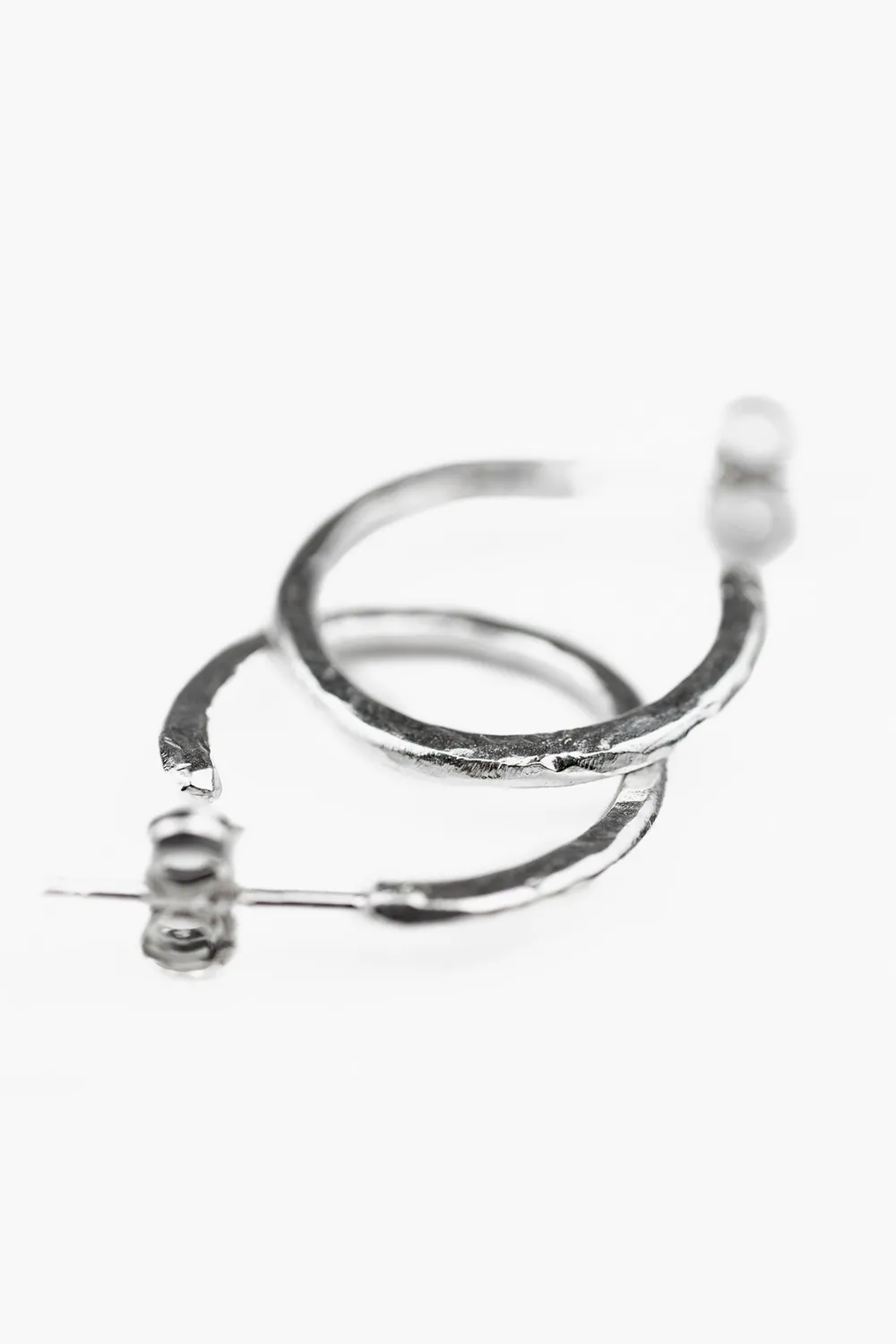 Flor Rubaja Martellati orecchini argento 925 23 mm