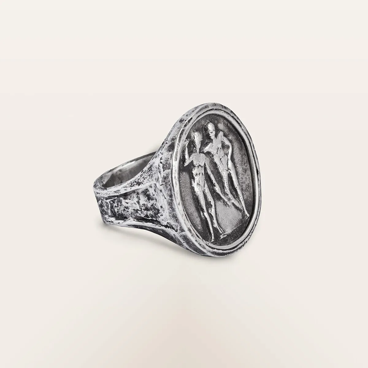 Alfredo Correnti Nesso Dioscuri anello in argento