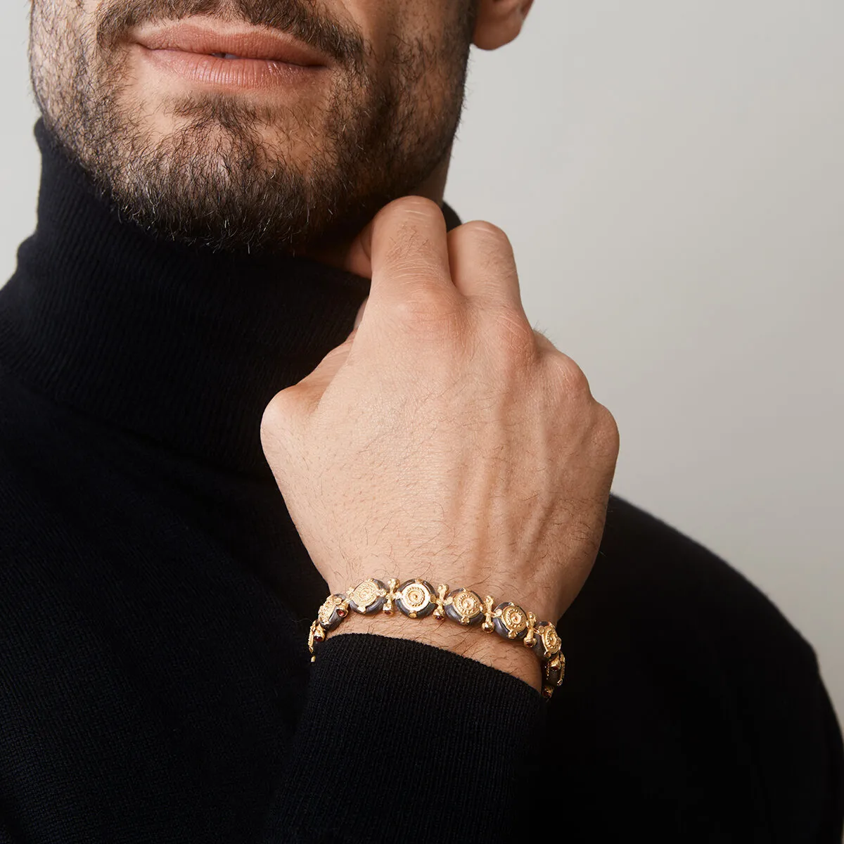 Alfredo Correnti A&C Bracciale Rubini double face