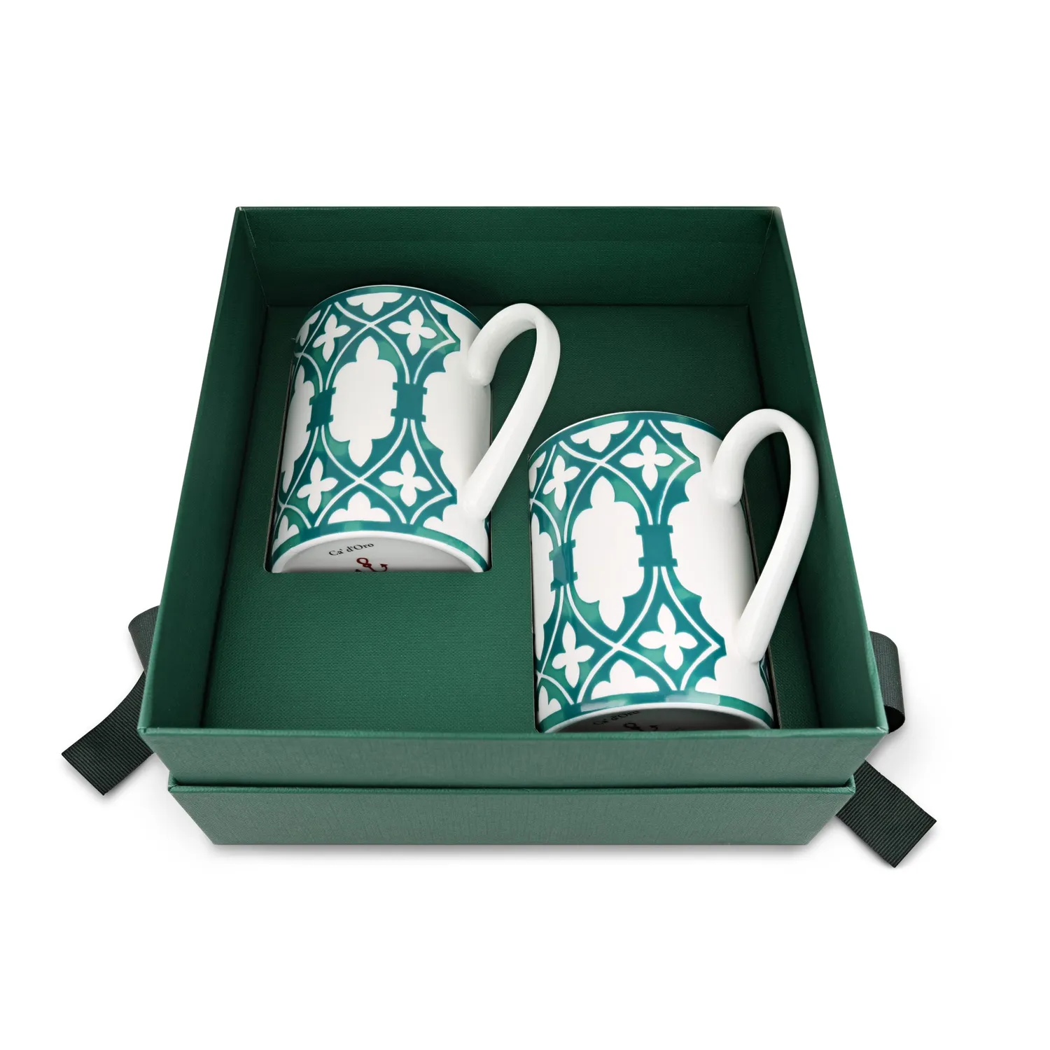 Roberto Coin Beyond Jewels set 2 tazze bone china verde Venezia