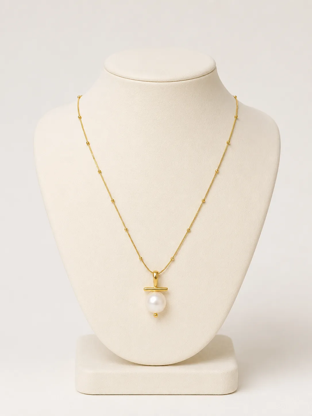 Victoria Jane Planet Chain collana perla oro 18ct
