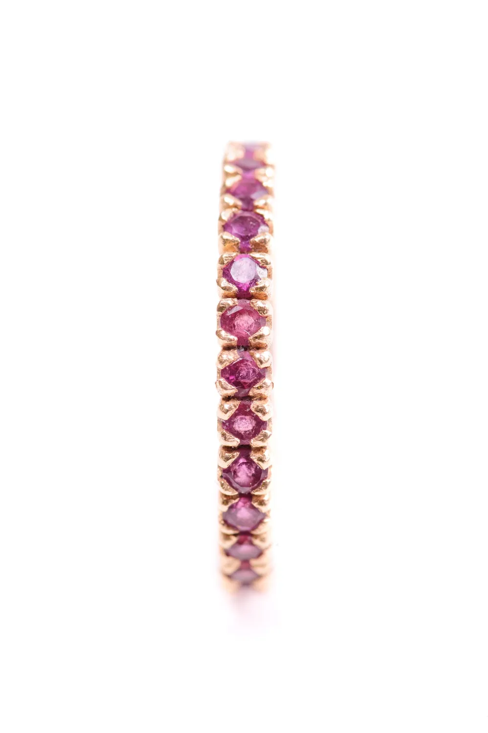 Flor Rubaja Classic Senza Fine anello oro 9kt rodolite