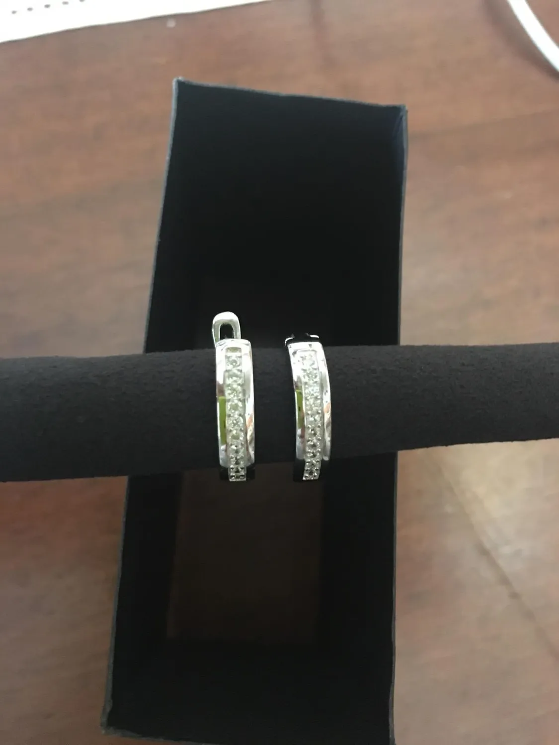 JewelryPalace Hoop orecchini a cerchio argento zirconia