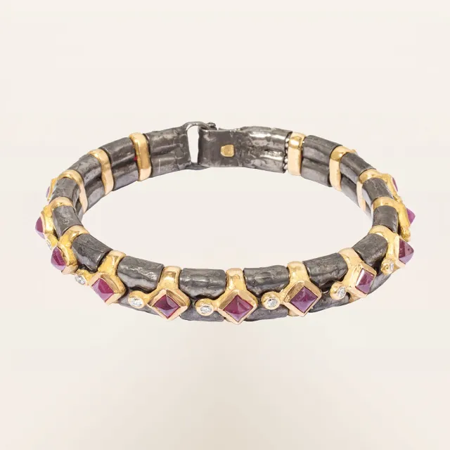 Alfredo Correnti A&C Rubini e Brillanti bracciale oro