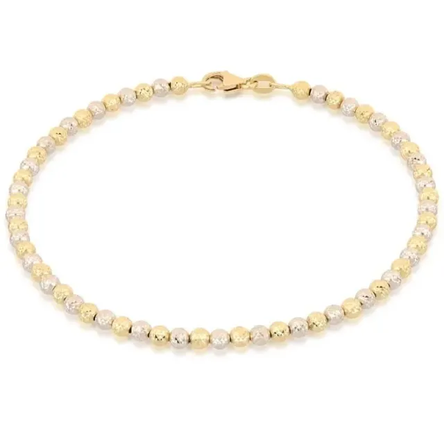 Gioielli Celiento sfere bicolore bracciale oro 18kt