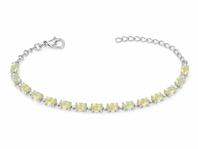 Victoria Jane Primrose bracciale opale argento sterling