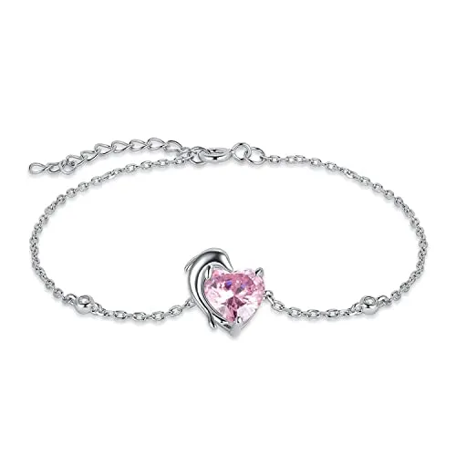 JewelryPalace Delfino 2.9ct Bracciale Argento Rosa
