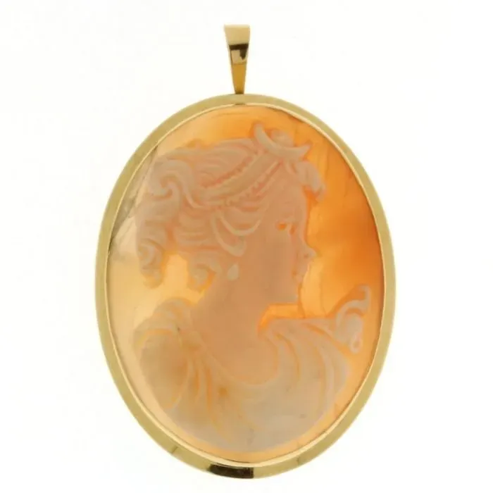 Gioielli Celiento ciondolo cammeo oro giallo 18kt donna