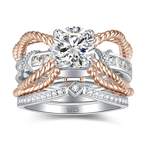JewelryPalace Cuore Puzzle Anello Argento Solitario