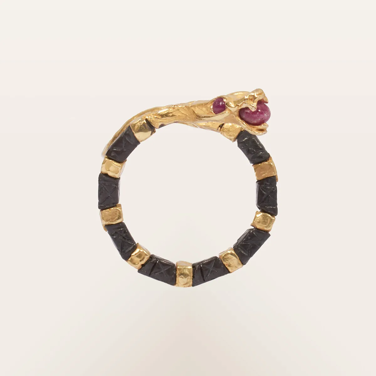 Alfredo Correnti 67 Anello Serpente oro avvolgente