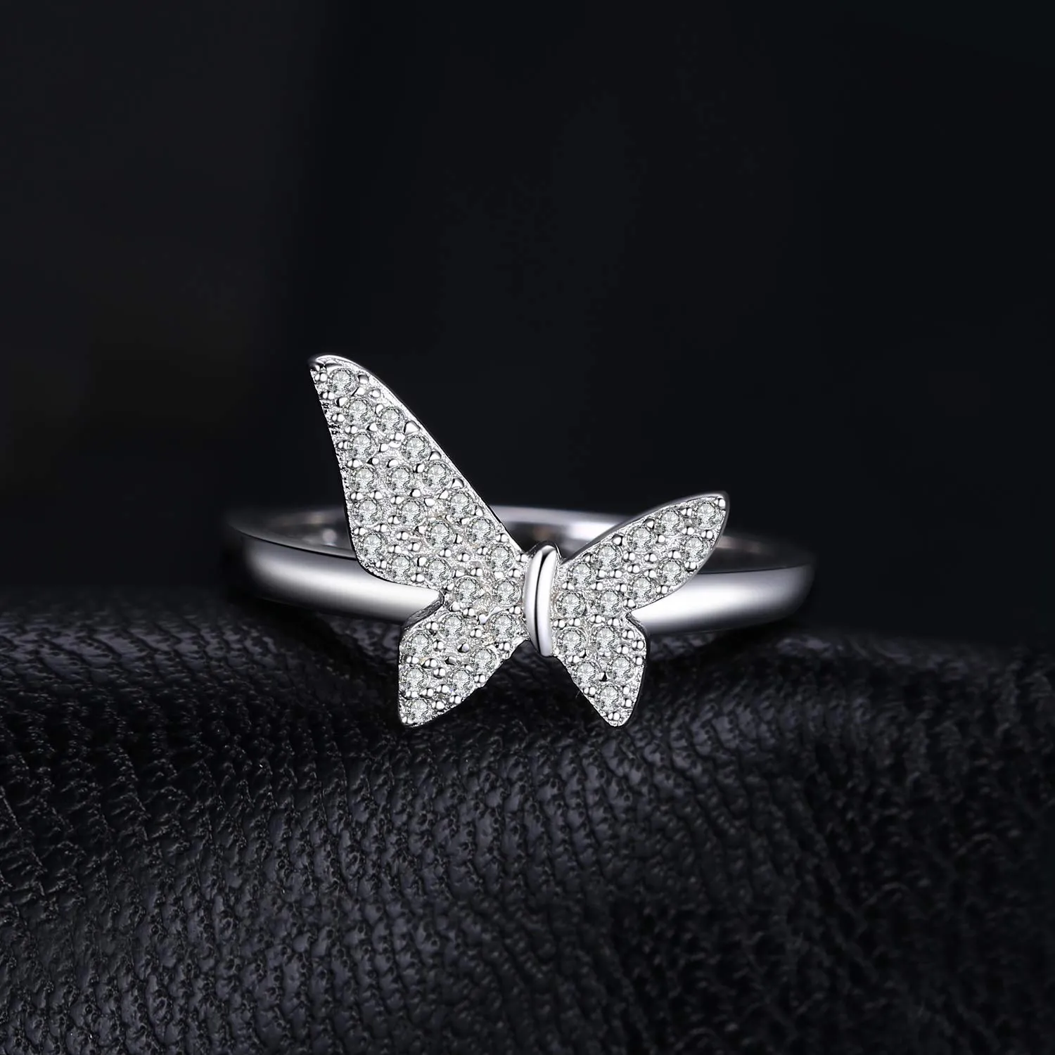 JewelryPalace Anello Farfalla Zirconia Argento 925 Promessa
