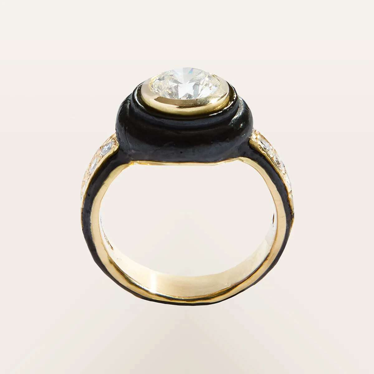 Alfredo Correnti A C Anello Solitario Classico