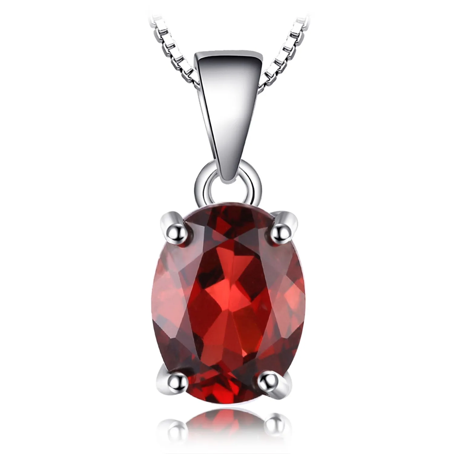 JewelryPalace Ovale collana argento citrino catena 45cm