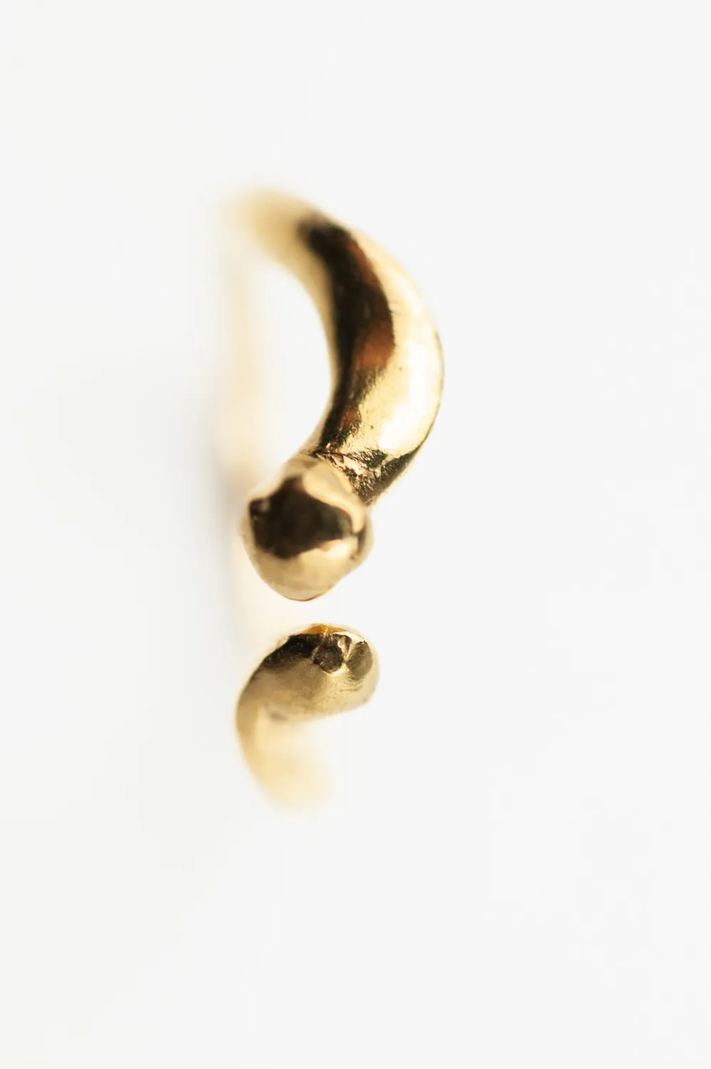 Flor Rubaja Jewelry Wave Water anello regolabile placcato oro