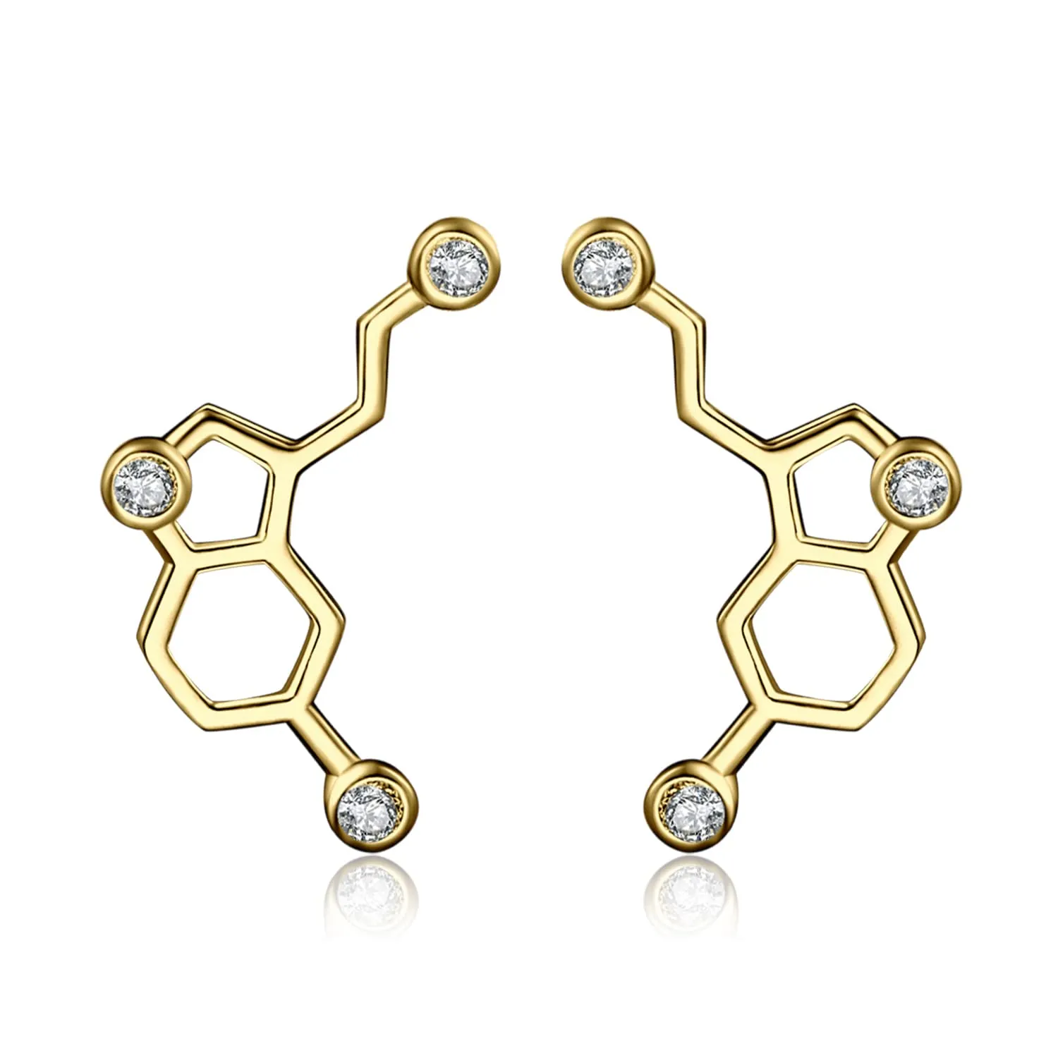 JewelryPalace Serotonina Orecchini Argento 925 Zirconia