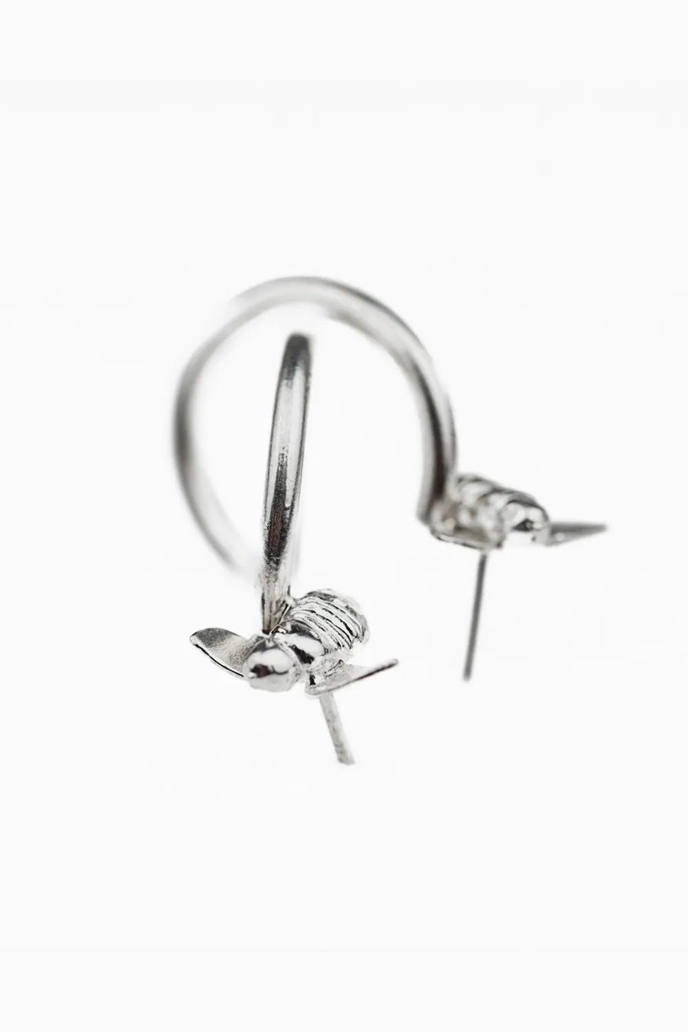 Flor Rubaja Jewelry Ape orecchini cerchio argento 925 23 mm