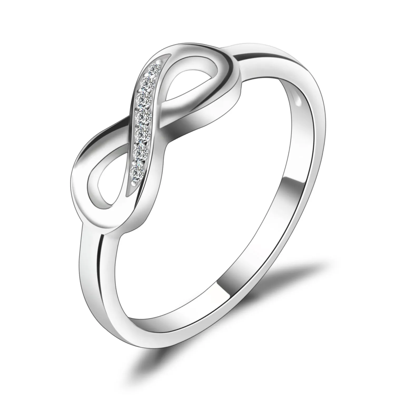 JewelryPalace Infinito Anello Nodo Argento 925 Eterno Amore