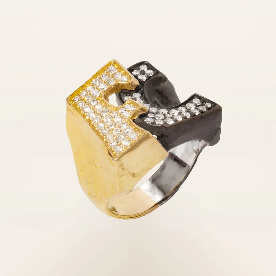 Alfredo Correnti Ego Double anello doppio
