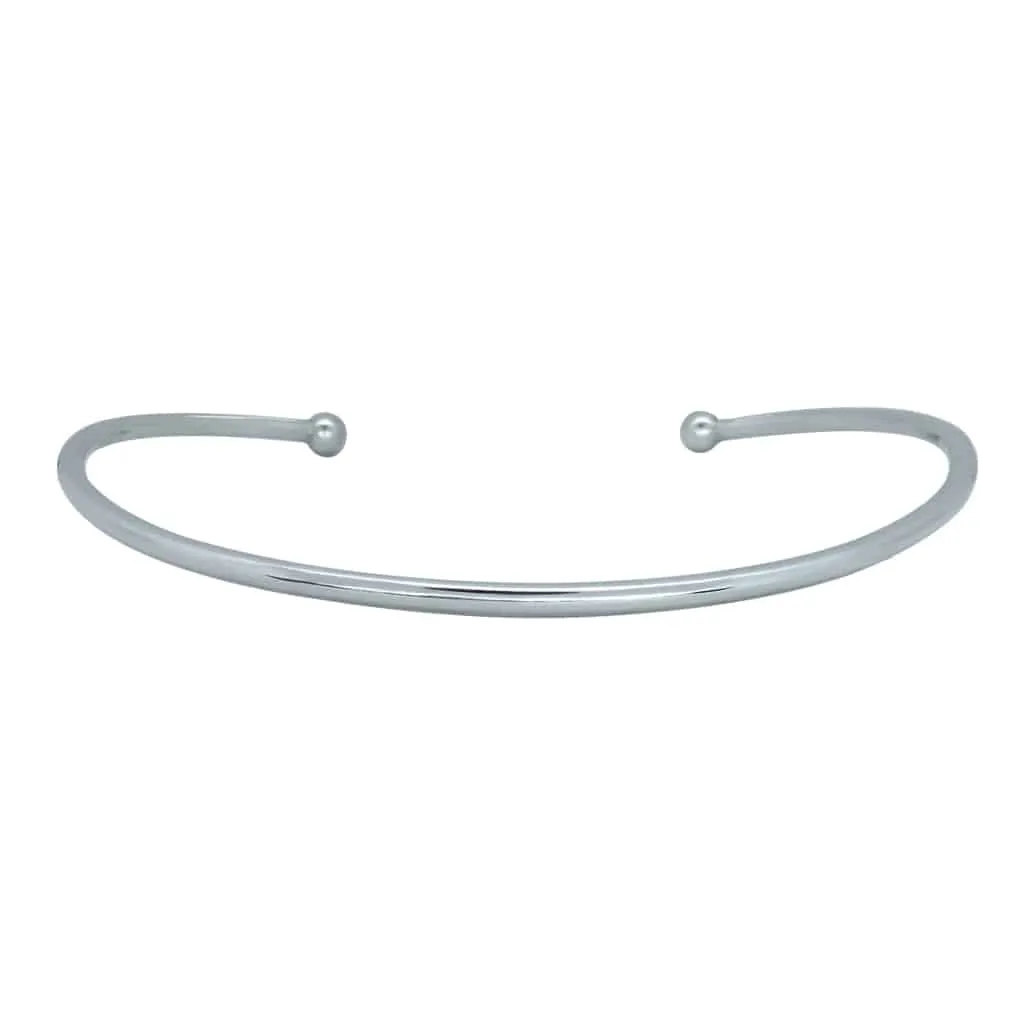 Victoria Jane Mya Torc collana collar argento 4 mm