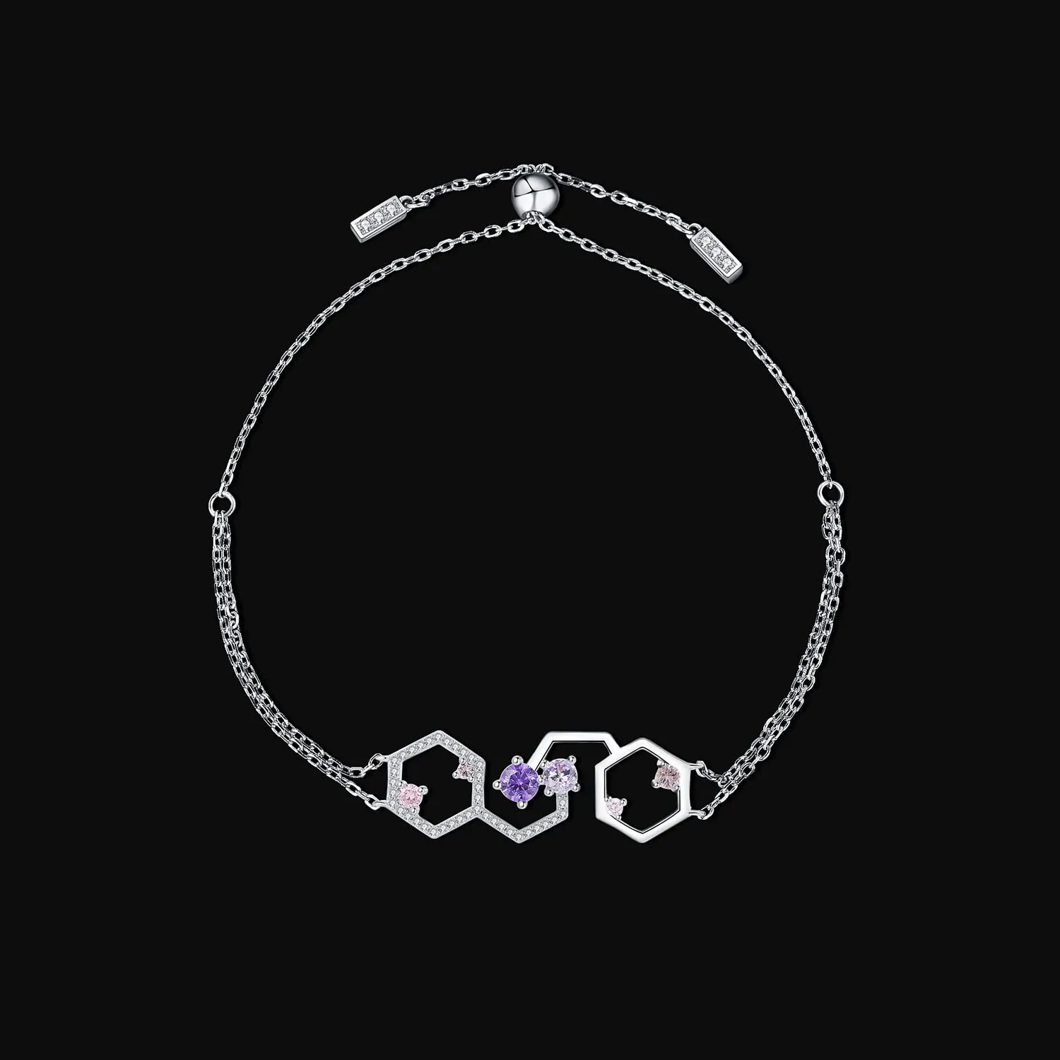 JewelryPalace Serotonina 0.9ct bracciale argento zirconia
