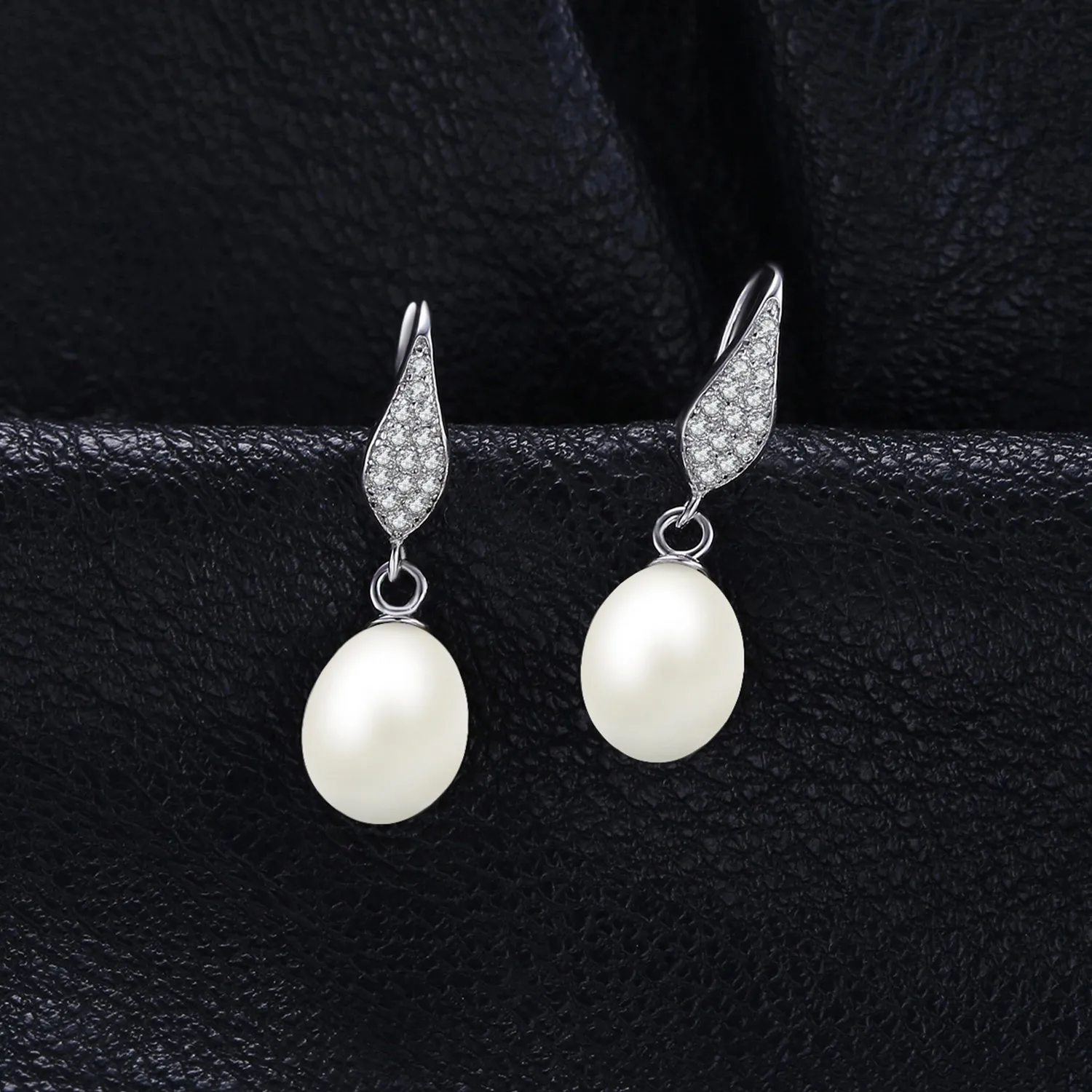 JewelryPalace Perle Acqua Dolce Orecchini Bottone Argento 6-10mm