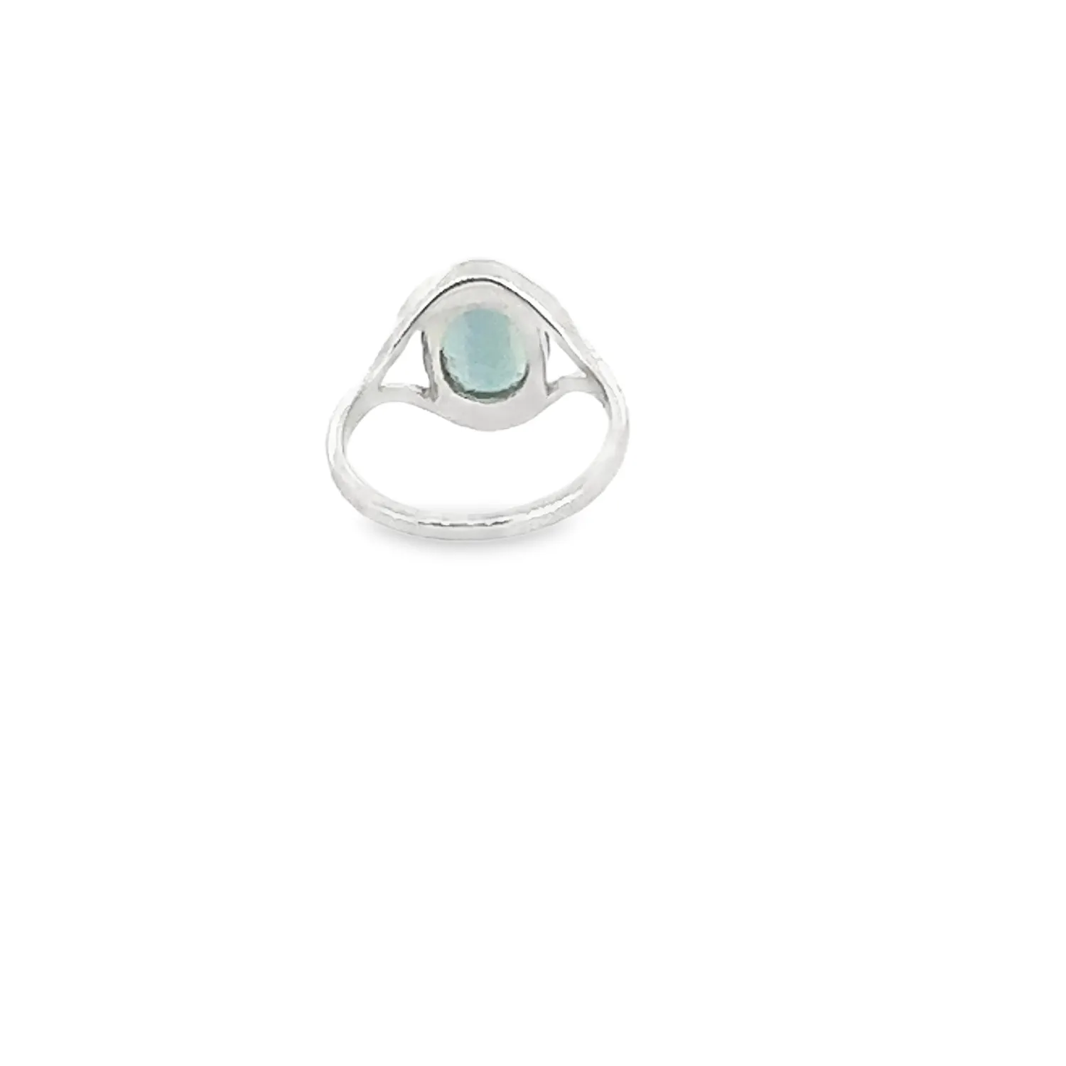 Victoria Jane Fluorite anello argento pietra azzurra