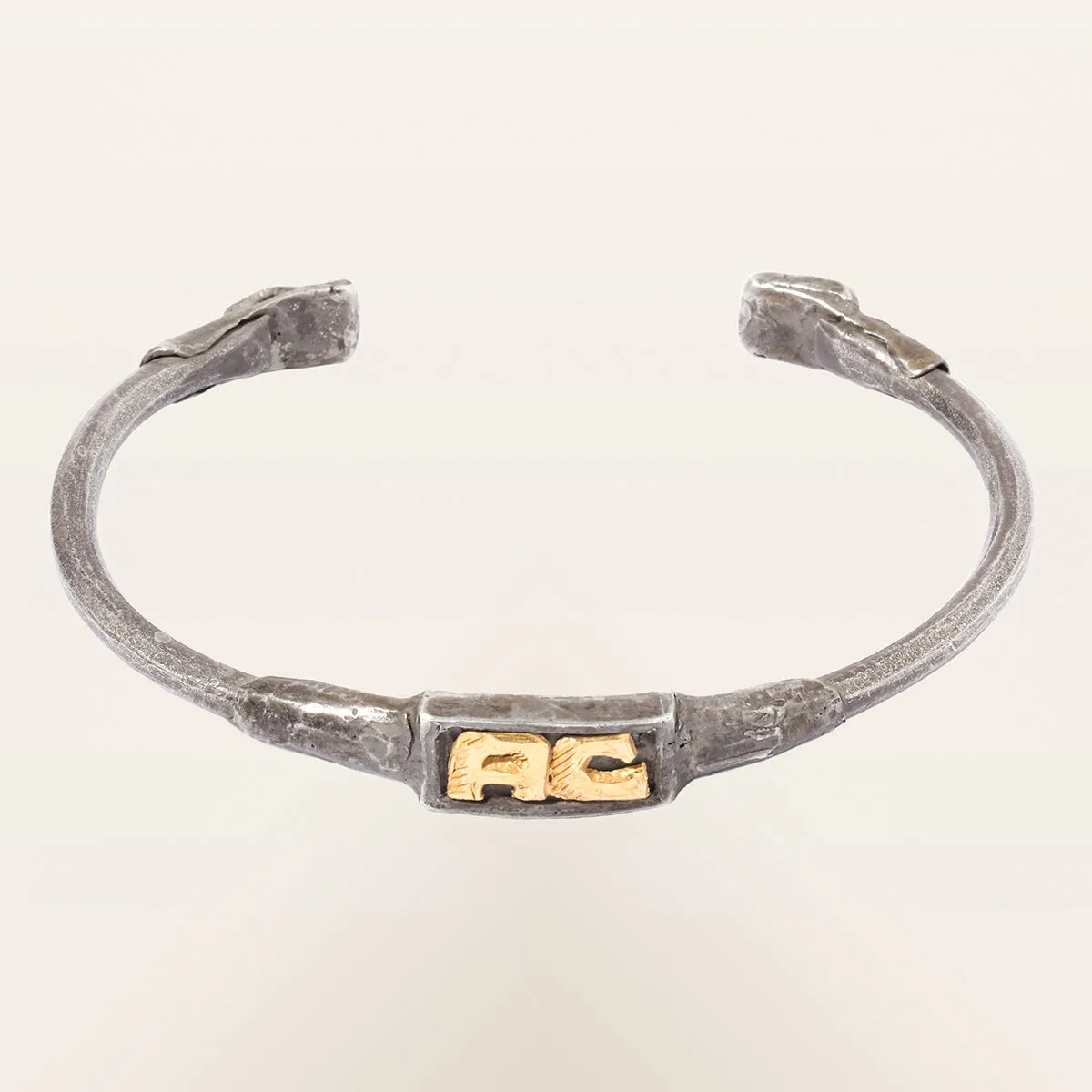 Alfredo Correnti Ego Rigido bracciale acciaio uomo