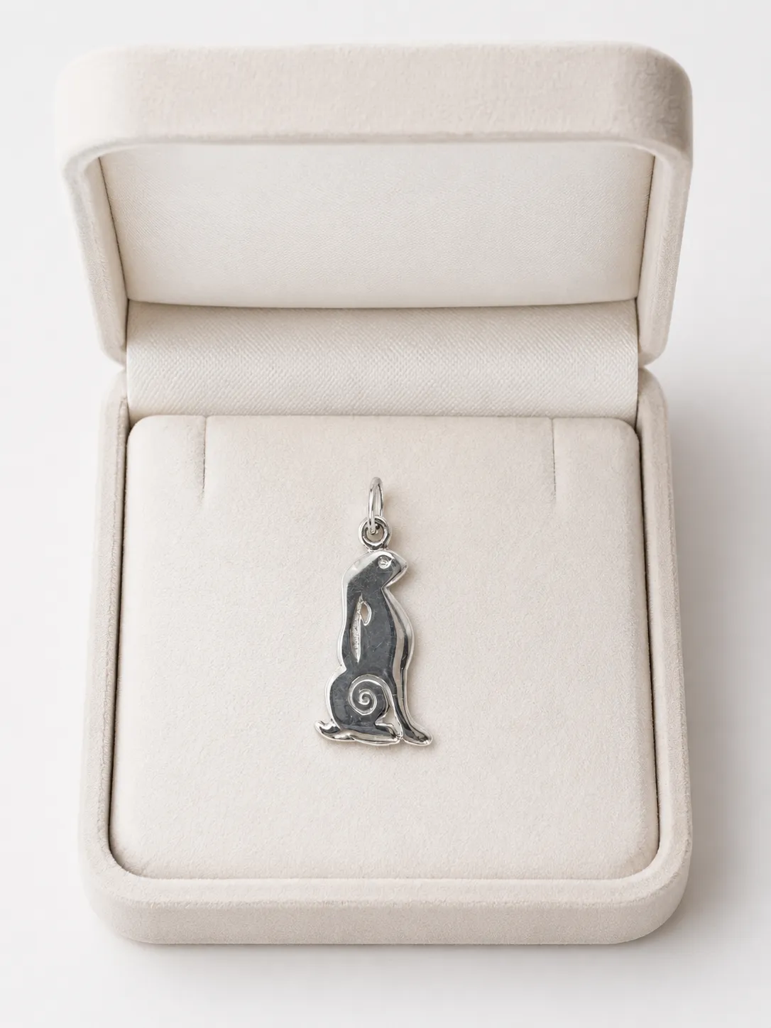 Victoria Jane Moon Gazing Hare collana argento lepre