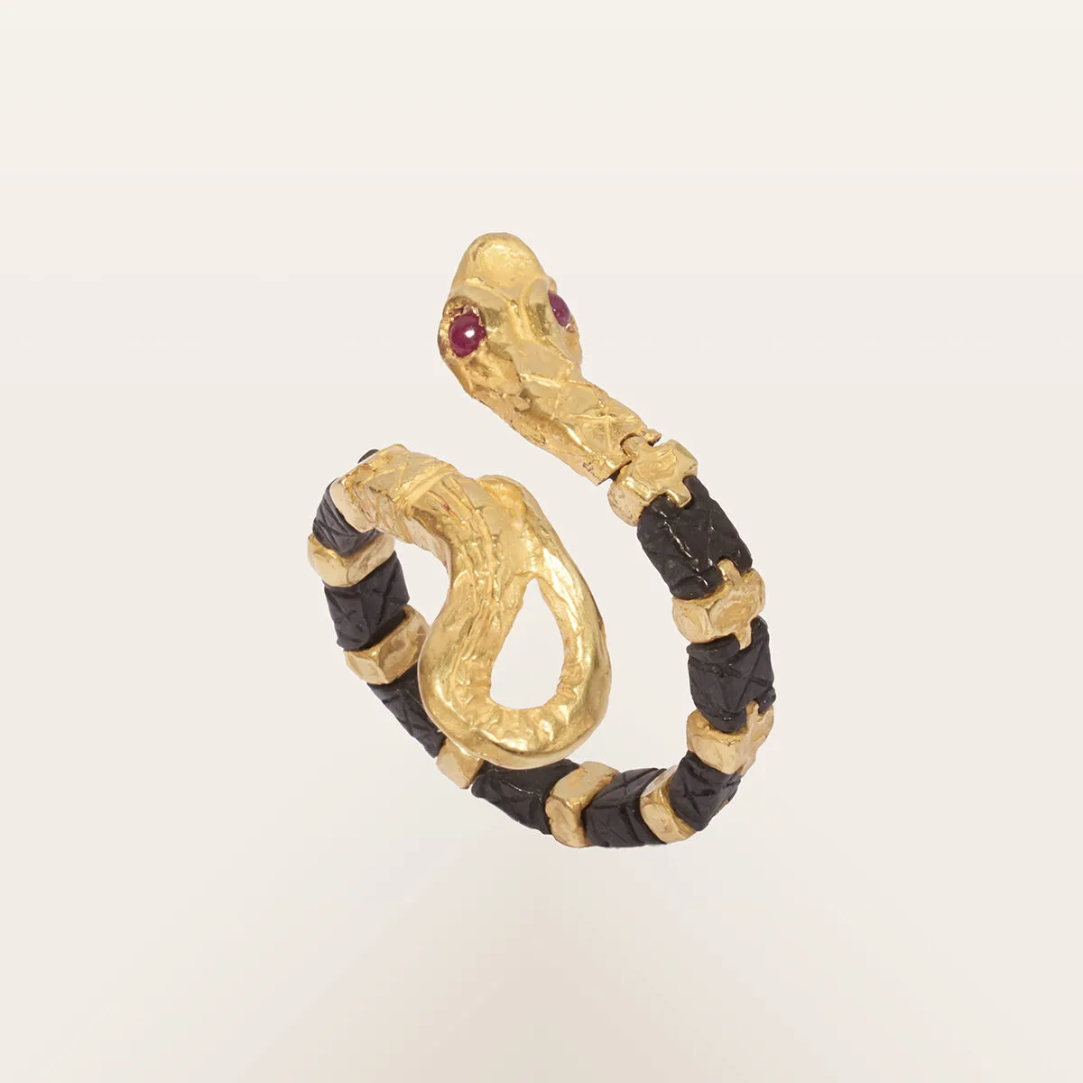 Alfredo Correnti 67 Anello Serpente oro avvolgente