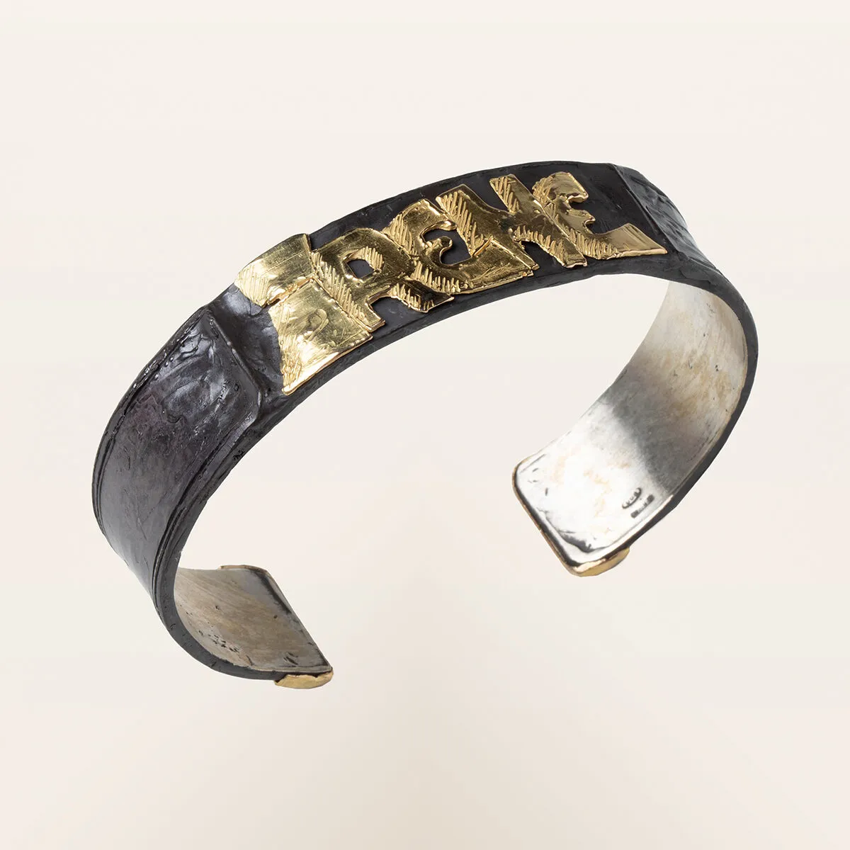 Alfredo Correnti Ego bracciale argento e oro