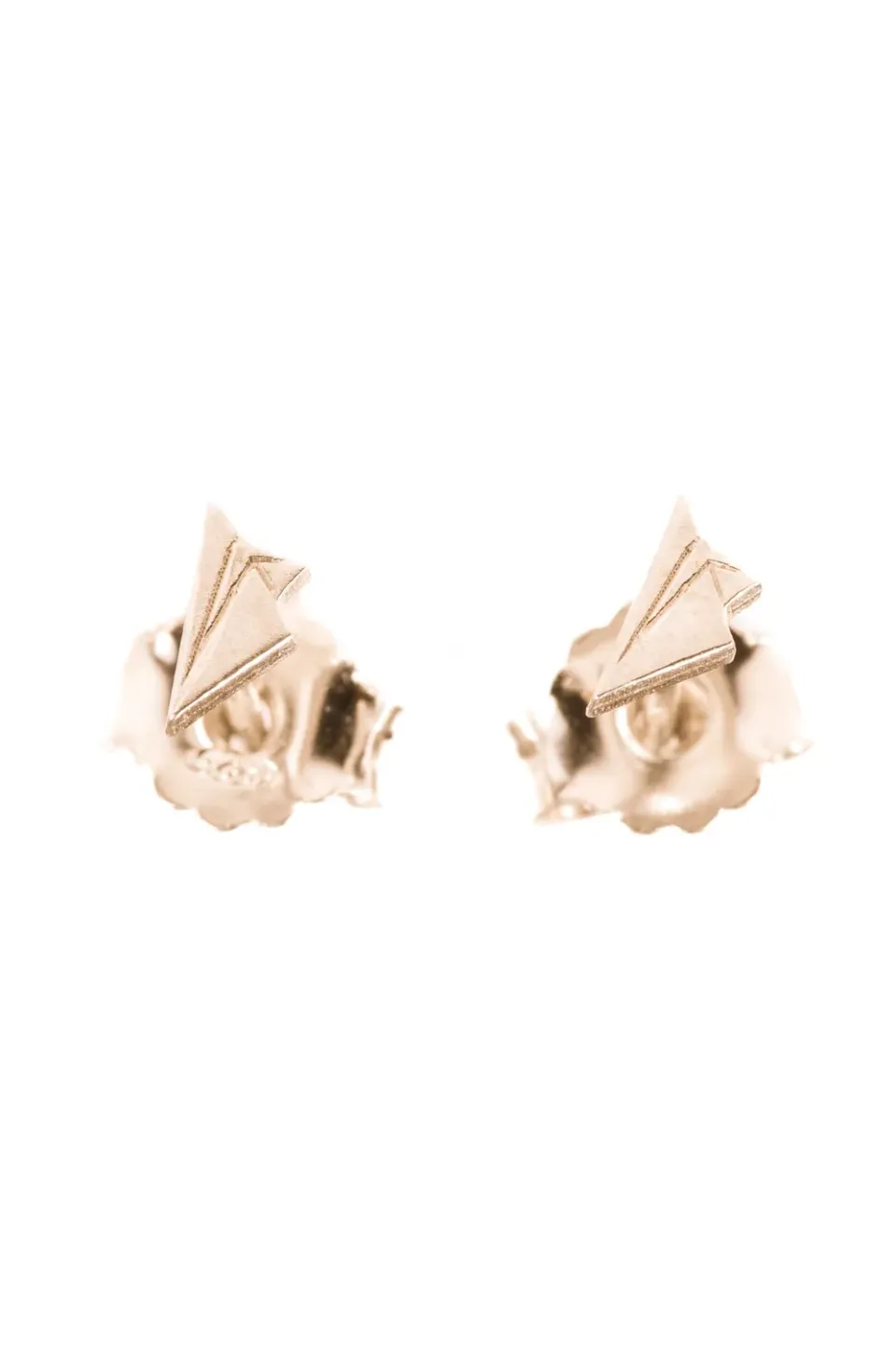 Flor Rubaja Jewelry Aeroplano mini orecchini oro 9ct